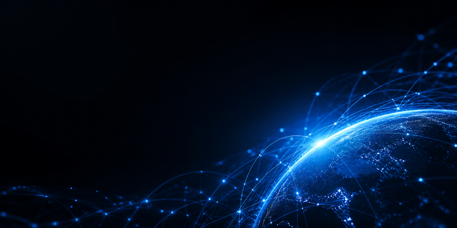 Abstract network technology background